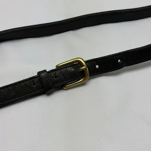 Coach Vintage Leather Crossbody Black Turnlock NYC 9378 Mini Purse Distressed - Picture 10 of 13